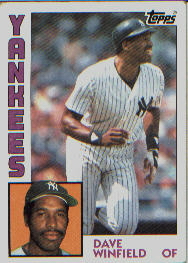 1984 Topps      460     Dave Winfield